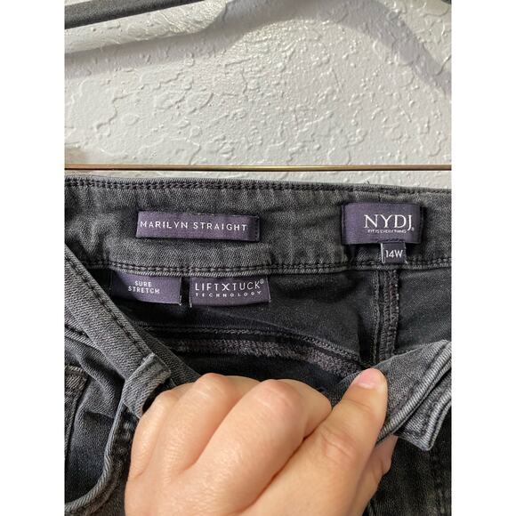 NOT YOUR DAUGHTERS JEANS NYJD  Marilyn Straight Ankle Jeans Size 14W - Picture 6 of 11